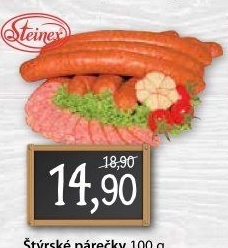 Párky štýrské Steinex