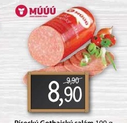 Salám Gothaj Maso uzeniny Písek