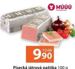 Paštika játrová písecká Maso uzeniny Písek