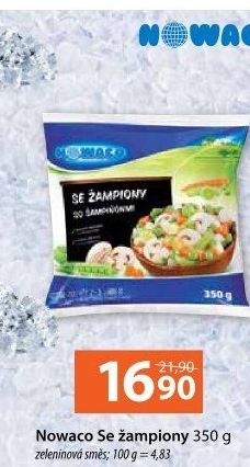 Zeleninová směs se žampiony mražená Nowaco