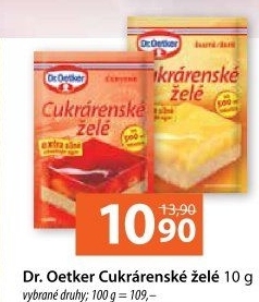 Cukrárenské želé extra silné Dr. Oetker