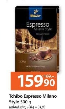 Zrnková káva Tchibo Espresso Milano style