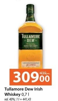 Whisky irská Tullamore Dew