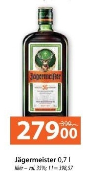 Bylinný likér Jägermeister