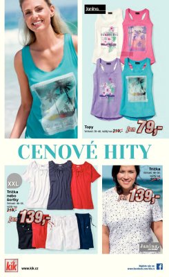 akční leták Kik textil 20.6.2018-15.7.2018