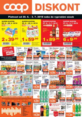 akční leták COOP 20.6.2018-3.7.2018