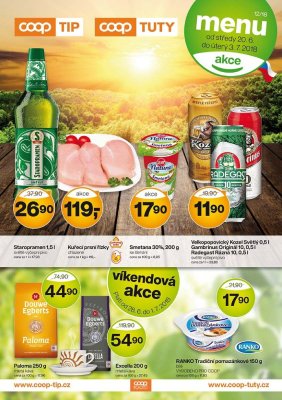 akční leták COOP 20.6.2018-3.7.2018
