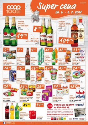 akční leták COOP 20.6.2018-3.7.2018