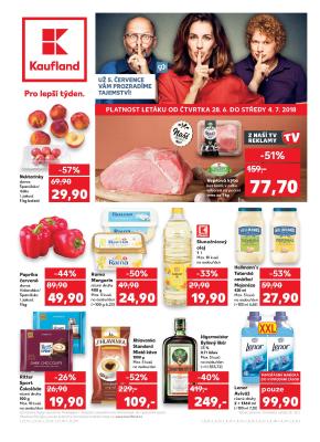 akční leták Kaufland 28.6.2018-4.7.2018