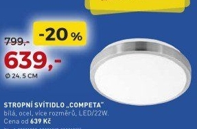 Stropní svítidlo COMPETA
