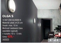 Nástěnné svítidlo se senzorem Olga PN32300003 Panlux