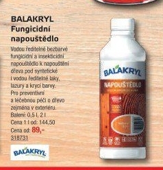 Fungicidní napouštědlo Balakryl