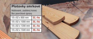 Dřevěná plotovka