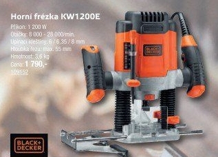 Vrchní frézka KW1200E Black&amp