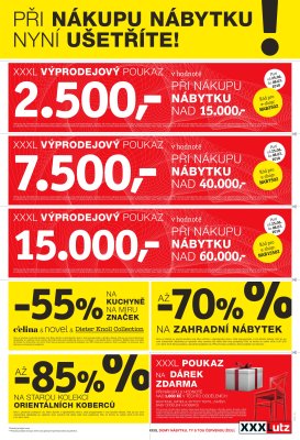 akční leták XXXLutz 25.6.2018-8.7.2018