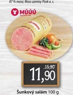 Salám šunkový Maso uzeniny Písek