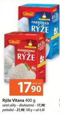 Rýže dlouhozrnná Vitana