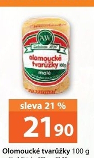 Sýr tvarůžky olomoucké A.W.