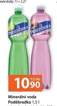 Ochucená voda Poděbradka