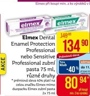 Pasta na zuby Dental Enamel Protection Professional Elmex