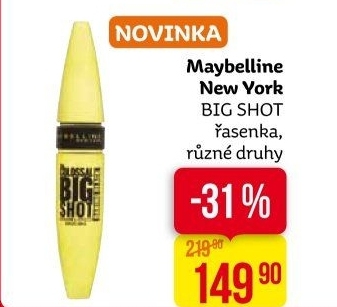 Řasenka the Colossal Big Shot Maybelline