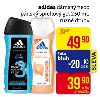 Sprchový gel Adidas