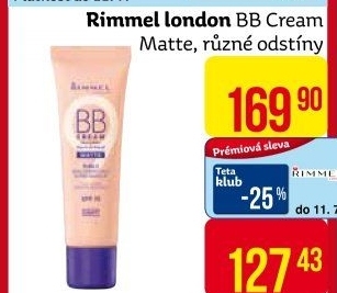 BB cream Matte 9v1 Rimmel