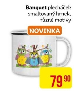 Hrnek smaltovaný Banquet