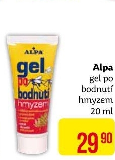 Gel po bodnutí hmyzem Alpa