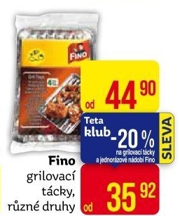 Grilovací tácky Fino