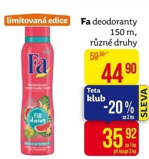 Deodorant sprej Fa