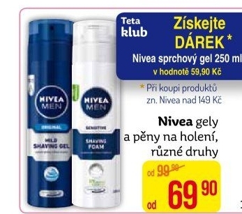 Gel na holení pánský Men Nivea