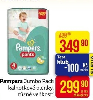 Pleny dětské Pampers Pants