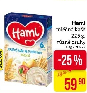 Kaše mléčná Hami