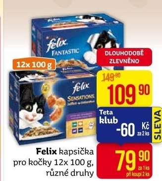Kapsičky pro kočky Felix Purina