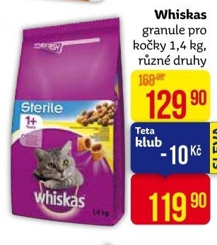 Granule pro kočky Whiskas