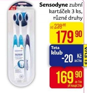 Kartáček na zuby Sensodyne