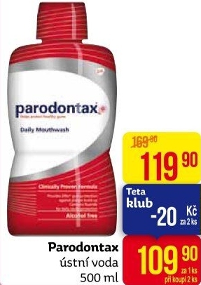 Ústní voda Parodontax