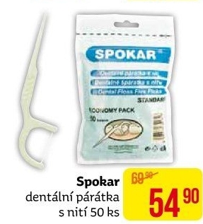 Dentální párátka s nití Spokar