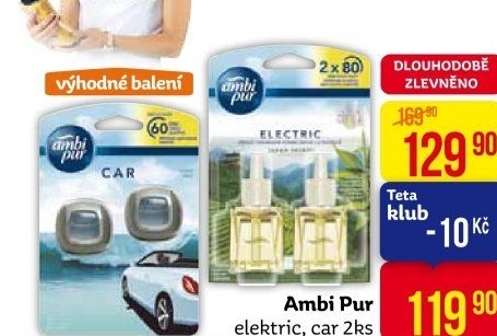 Osvěžovač vzduchu do auta Car Ambi Pur - náplň