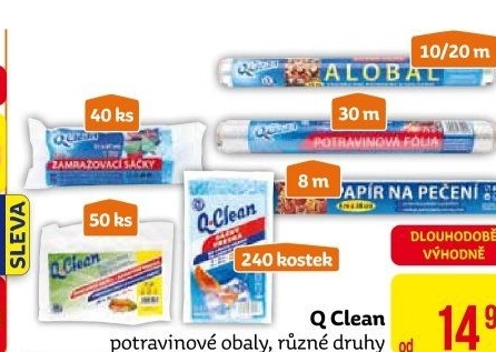 Potravinové obaly Q Clean