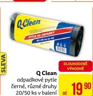 Pytle na odpadky Q Clean