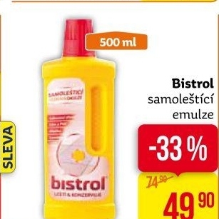 Emulze vosková samoleštící Bistrol