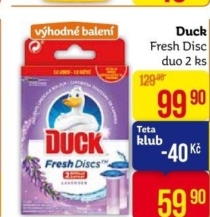 WC blok bodový Fresh Discs Duck