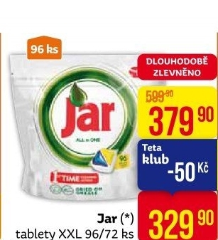 Kapsle do myčky Jar