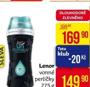 Vonné perličky do pračky Lenor UNstoppables