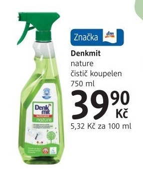 Čistič koupelen Nature Denkmit