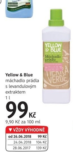 Máchadlo prádla Yellow&amp