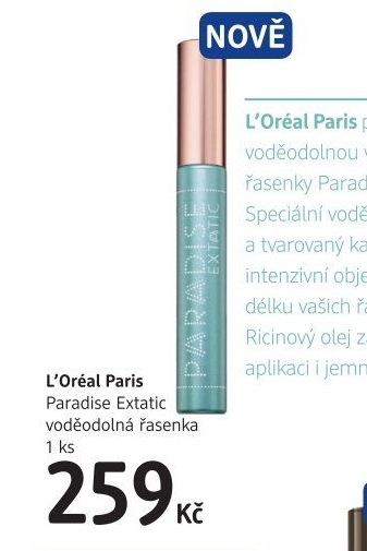 Řasenka voděodolná Paradise Extatic L'oreal