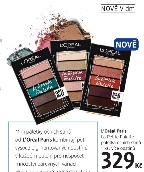 Paleta očních stínů La Petite Palette L'oreál